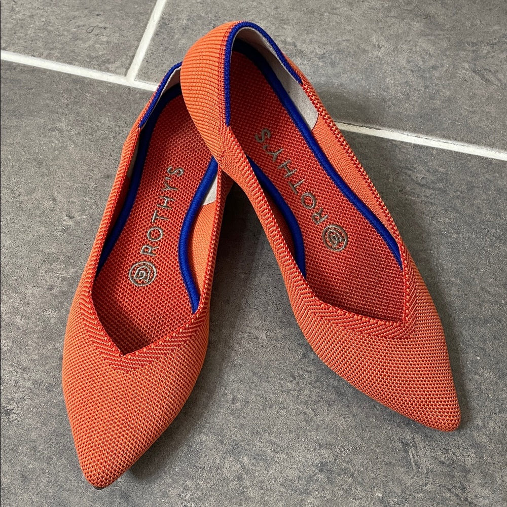 Rothy's The Point ballet flats size 5.5